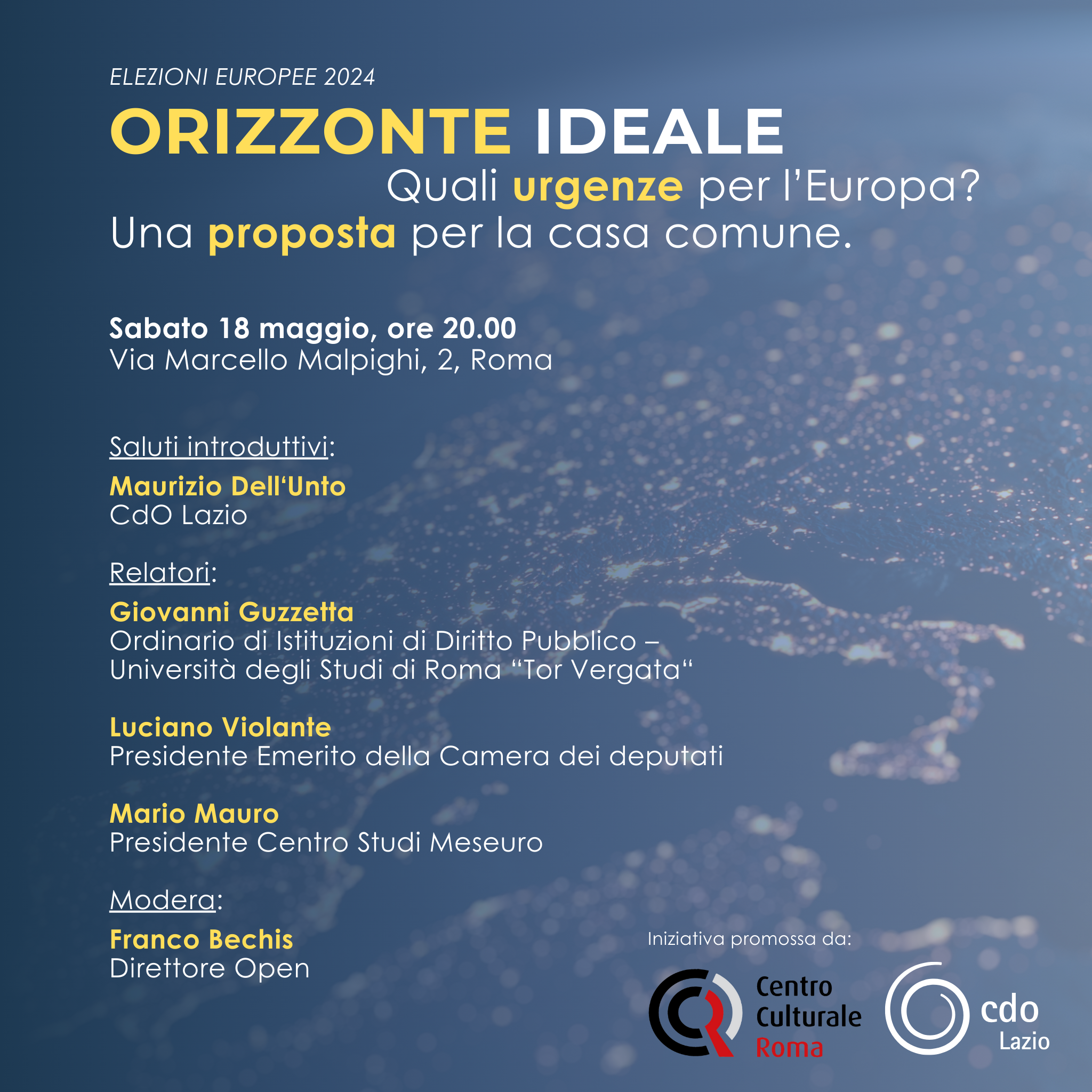 Orizzonte ideale: quali urgenze per l'Europa? Una proposta per la casa comune